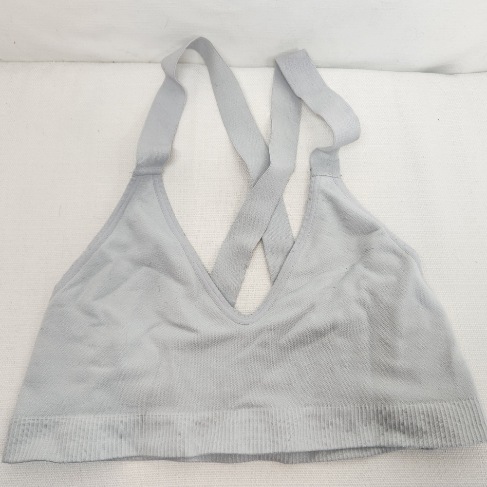 BP x Claudia Sulewski bralette Blue cross strap bra Small